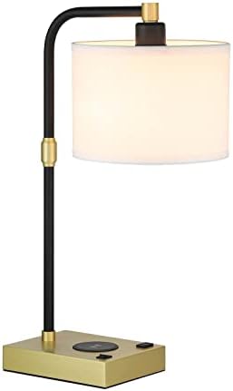 Xinbei rasvjetna stolna lampica Moderna stolna svjetiljka sa bežičnim punjačem Noćna lampa