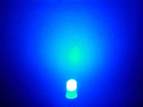 E-Projekti-B-0001-C12 difuzno plavo svjetlo, Bijela sočiva LED, 5 mm