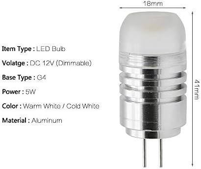 EPMANN Niskonaponska svjetla 10kom / lot DC12V Aluminij Mini G4 LED sijalica 1W 2W Home Spotlight topla