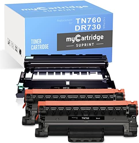 Mycartridge SUPRINT kompatibilni Toner kertridž i bubanj jedinica zamjena za Brother TN-760 TN760