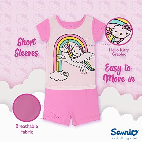 Mali 4-dijelni kompleti pidžama SANRIO za djevojčice