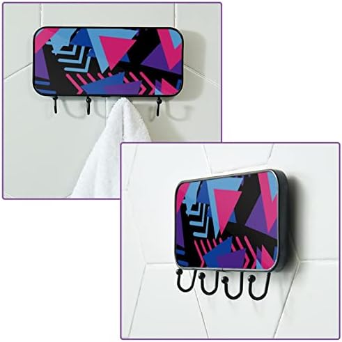 Držač ručnika Zidni nosač ručnika kupatilo dekor ogrtač ogrtač Odjeća uzorak geometrijski apstraktni