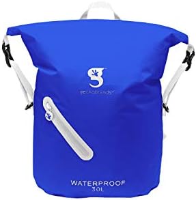 geckobrands lagani 30L vodootporni ruksak, Siva / Crna-vodonepropusni ruksak za planinarenje i aktivnosti