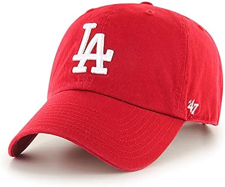 '47 Los Angeles Dodgers čisti tatu hat bejzbol kapa - crvena