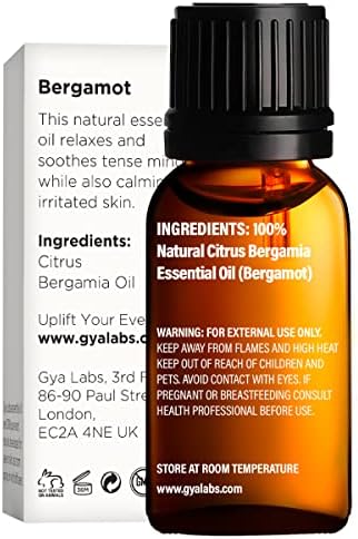 Lime esencijalno ulje za difuzor i svijeću i bergamotov ulje za set za rast kose - čista terapijska esencijalna ulja - 2x10ml - Gya Labs