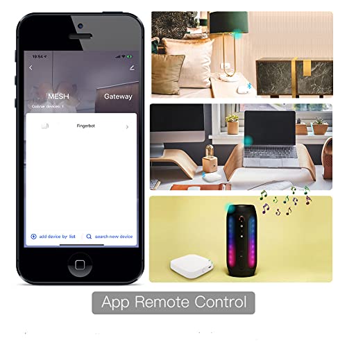 Moesgo Smart Bluetooth prekidač za prsteno za prstom BOT gumb Puspeher Smart Life Tuya Control aplikacije