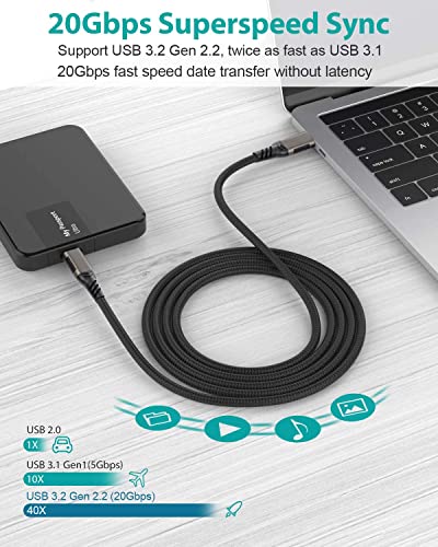 Asoiro USB kabel 2pack Brzi naboj sa olovkom za muškarce i žene