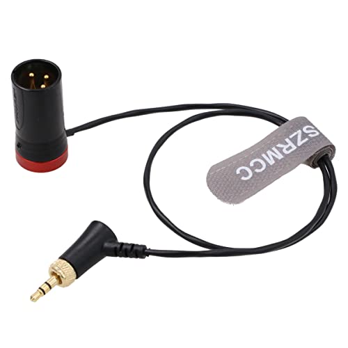 SZRMCC niski profil XLR 3-pinski muški za zaključavanje 3,5 mm TRS audio kabel za sennheiser EK500