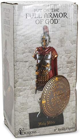 Dicksons Armor of Bože Rimskog vojnika 9 x 5 inča crvene rezinstone tablep figurine