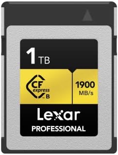 Lexar Professional 1TB CFexpress tip B memorijska kartica Zlatna serija, do 1900mb/S čitanje,