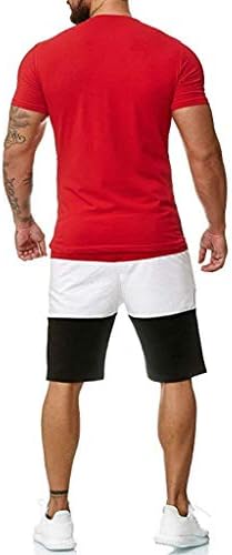 Xiloccer muške majice i kratke hlače Set Sportska odjeća 2 komada trenerke Ljetne odjeće Muška znojna