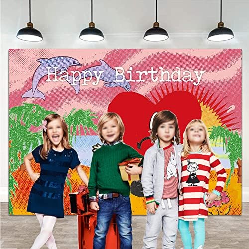 Crveno srce muzički Album fotografija pozadina za Sretan rođendan pjesma zabava dekoracija ljetni talasi