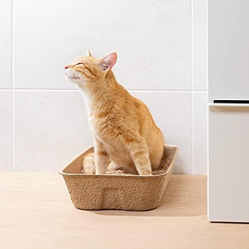 Navaris ladice za mačke za jednokratnu upotrebu - kartonska ladica za mačke od papira-koristite sami ili
