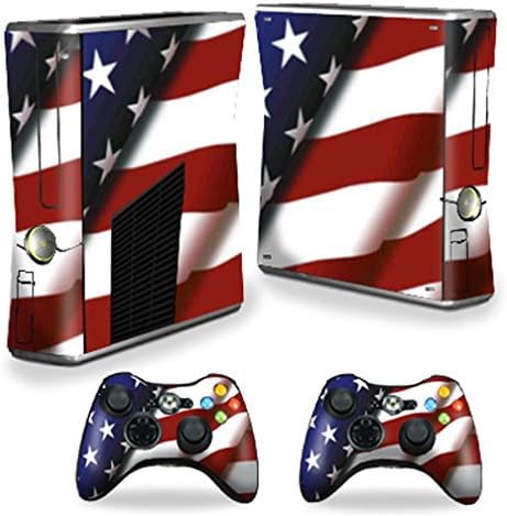 MightySkins koža kompatibilna sa X-Box 360 Xbox 360 s konzolom-američka zastava | zaštitni, izdržljivi