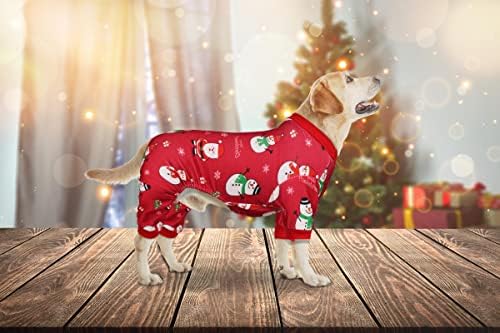 Pas božić pidžamas snjegović pas za pse kostimi pas pjs rastezljivi smiješni pas kostimi pasa pasa padžama za male pse štene mačka