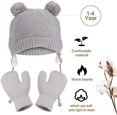 Kesyoo Baby Girl Mittens Baby Winter Beanie Hat rukavice za djevojačke dečke, dječje dječje dječake,