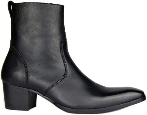 OSTONE Dress Boot za muškarce koža Chukka dizajner čizme Casual Heel Cipele Zipper-up OS-VF1088-US