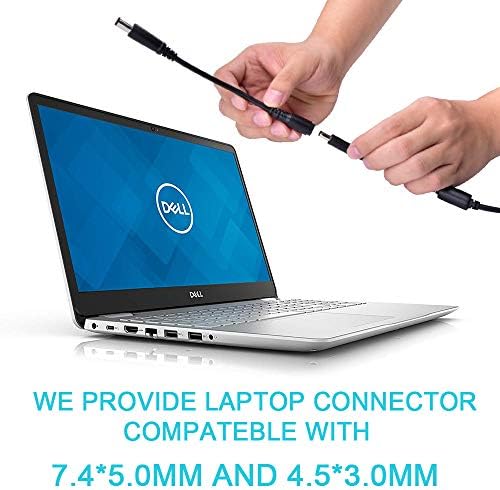 Punjač za laptop za Dell Inspiron XPS 45W 19.5V 2.31A AC adapter za napajanje za Dell Inspiron 15 5000 5555 5558 5559 3552, XPS 11 12 13 9350 9333 Ultrabook, HK45NM140 LA45NM140 HA45NM140