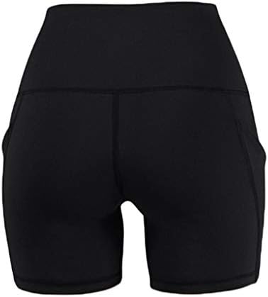 Ruljive gaćice visokog struka Yoga kratke hlače za žene trčanje džepa Hrtke za kukove fitnes čvrste