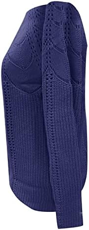 PXLoco ženski ovratni pleteni džemper s dugim rukavima Jumper Pulover gornji džemperi Mohair