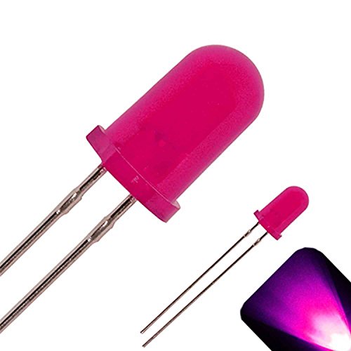 5mm okrugli gornji difuzni roze LED-Ultra Bright