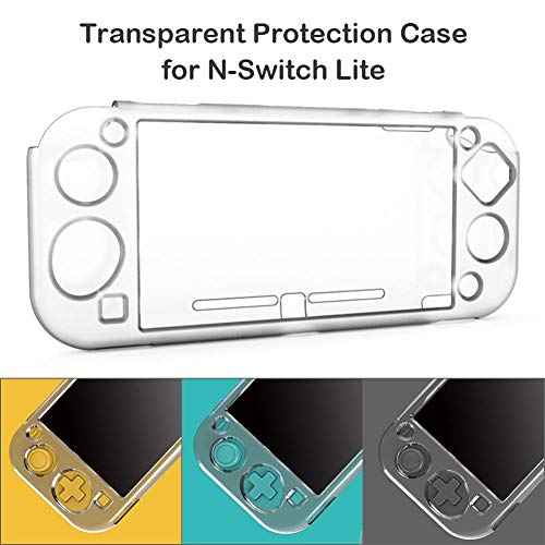Gesuto Crystal Clear poklopac Slučaj za Switch Lite, Ultra Slim transparentan teško PC zaštitni slučaj za Nintendo