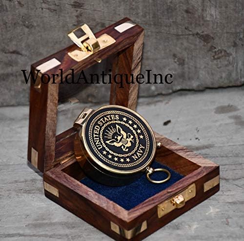 Gravirani mesingani kompas s kožnim kućištem - personalizirani džepni džep za žene, antička pjesma