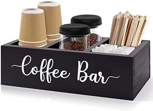 Zingoetrie Coffee Bar Drvena kutija Organizator kafe stanice Kafe Bar pod Holder Storage pribor za kafu pult