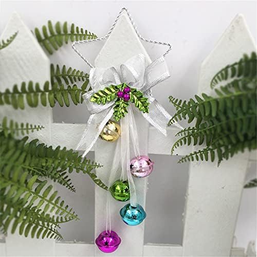 Remeehi 5 pakovanja Božićna zvijezda sa zvona zvijezda zanata poklon ukras božićno stablo visi