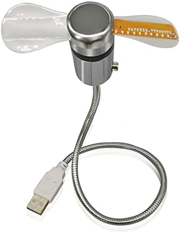 BOLSA USB mali svijetlo Mini Noć sa ventilatorima za vrijeme i temperaturu za laptop Power