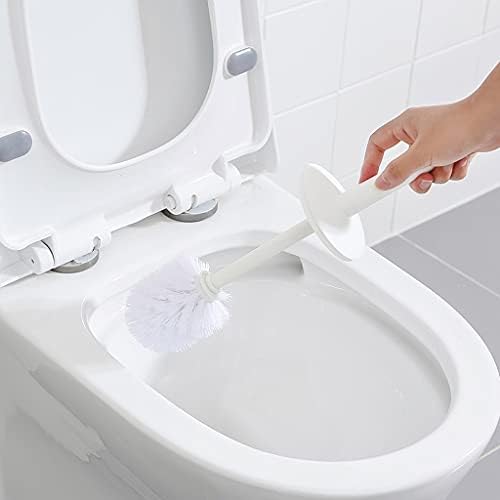 GUOJM WC četkica WC držač četkica za kućnu katu-stop-stop četkica za čišćenje kupaonica s dugim