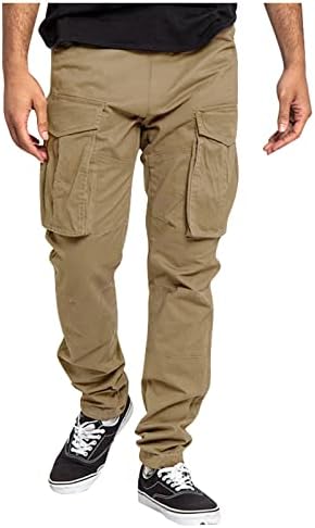 Saxigol Muške dukseve Muški kombinezoni za crtanje Multi džepne casual teretne hlače 2023 Prevelike labave pantalone