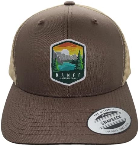 Banff kamiondžija šešir w / Nacionalni Park tkani Patch