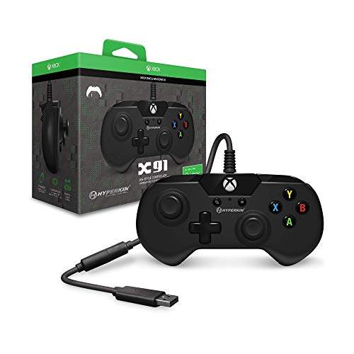 Hyperkin X91 ožičeni kontroler za Xbox One / Windows 10 PC - službeno licenciran od Xbox
