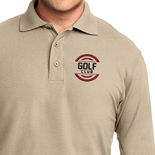 Prilagođene vezene polovene majice s dugim rukavima za muškarce personalizirani logo vezenje