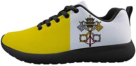 Owaheson Vatikan City zastave Muške jastuke za tekuće cipele Atletska šetnja tenis cipele modne
