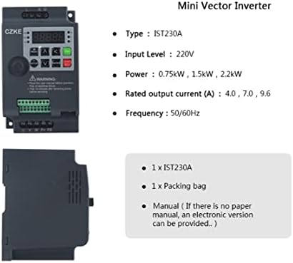 EZZON Inverter IST230A 3p 220v/380v 0.75 KW/1.5 KW / 2.2 KW frekvencijski Inverter Izlazni frekvencijski Konverter varijabilni frekvencijski pogon