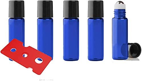 Grand Parfums Cobalt plave prazne boce za punjenje valjkastim bocama 1/6 oz, 5ml Izbor valjka od stakla