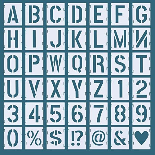Airiqi šablone slova za farbanje na drvenim abecedom šablone šablone 4 inča Velike slova šablona Sprat