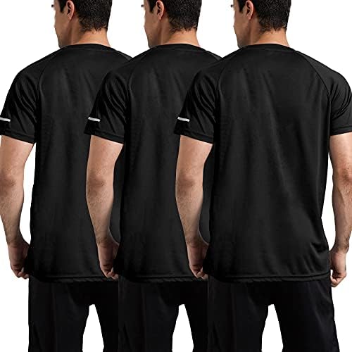 Boyzn 1 ili 3 Paket muške trening košulje za trčanje, Dry Fit moisture Wicking majice, sportske teretane atletske