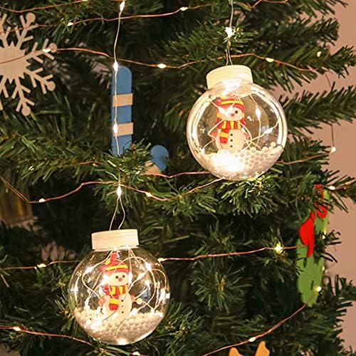 Uskrs dekoracije keramički LED snjegović božićno drvo Božić žele Lopta lampa niz bakar lampa