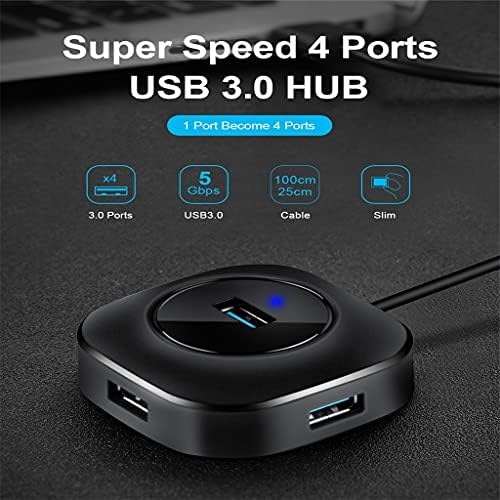 UXZDX USB Hub USB 3.0 Hub multi USB Splitter Adapter 4 port Speed Mini višestruki 3 Hab Usb3.0 Hub Port USB-Hub