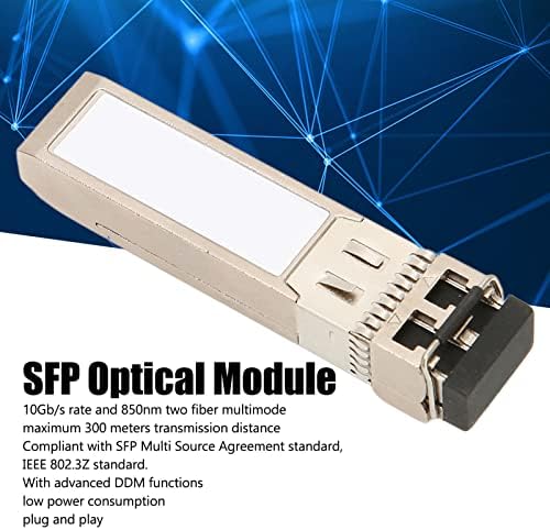 SFP primopredajnik, 10g 850nm 300 metara DDM funkcija SFP optički modul,dva vlakna Multimode,Plug