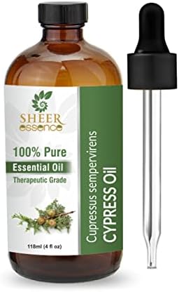 Sheer Essence Esencijalna ulja 4oz - čista i prirodna - terapijska ulja - ogromna 4 tečna unce boca