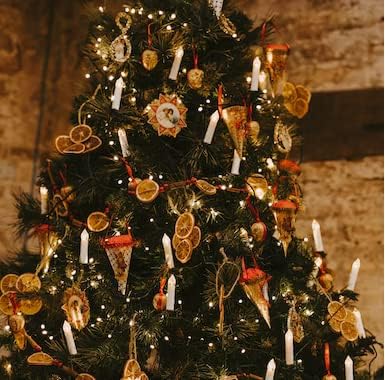 Fabrika Direct Craft Staromodno božićno drvo svijeća svjetla sa kopčama - pramen od 20 bez plamena Božić