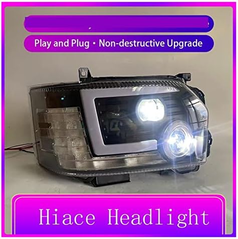 GRIPZO sklop Auto svjetla 2014-2017 godina kompatibilan sa HIACE Full LED glavama za montažu LED pokretno svjetlo za okretanje