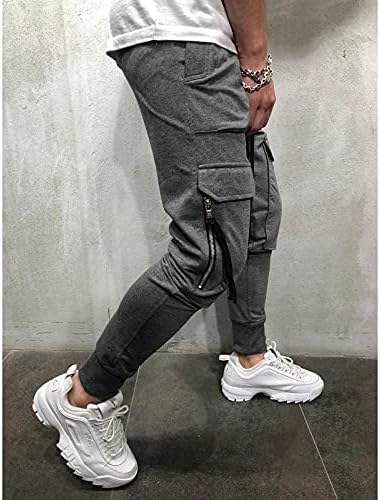 Prevelike teretne pantalone Joggers, Joggers, stilski joggers Muški zatvarači sa čvrstim stambenim trkama na otvorenom konusni peput