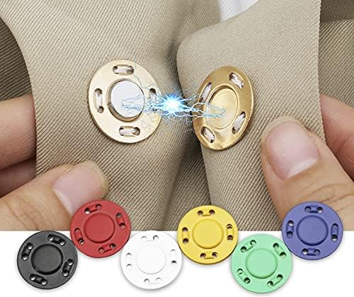 Mahavimoksa 25mm / 1 Magnetni kaput Snap Dugme Nevidljivi skriveni šivanje u dugme za dugme za diy Craft odeća šivaća torba za kožu kože