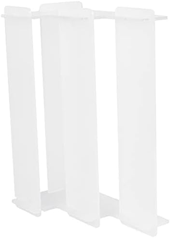Toyvian nosač Police Cupcake kontejneri 3 kom akrilni stalak za prikaz, stalak za prikaz figura akrilni stalak