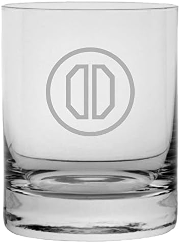 45. pješadijske divizije vojne urezan 11oz kristalno kamenje Whisky Glass